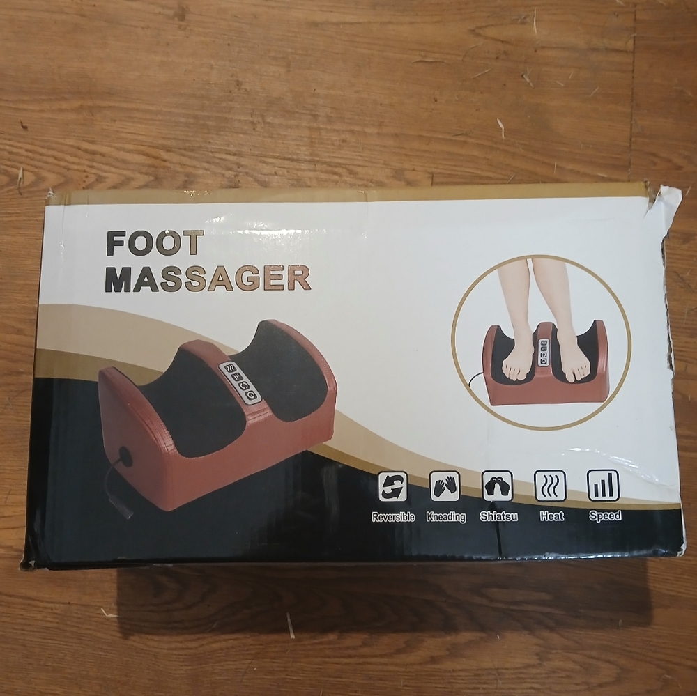 NEW Renkai Electric Foot Massager with Heat and Compression Therapy
